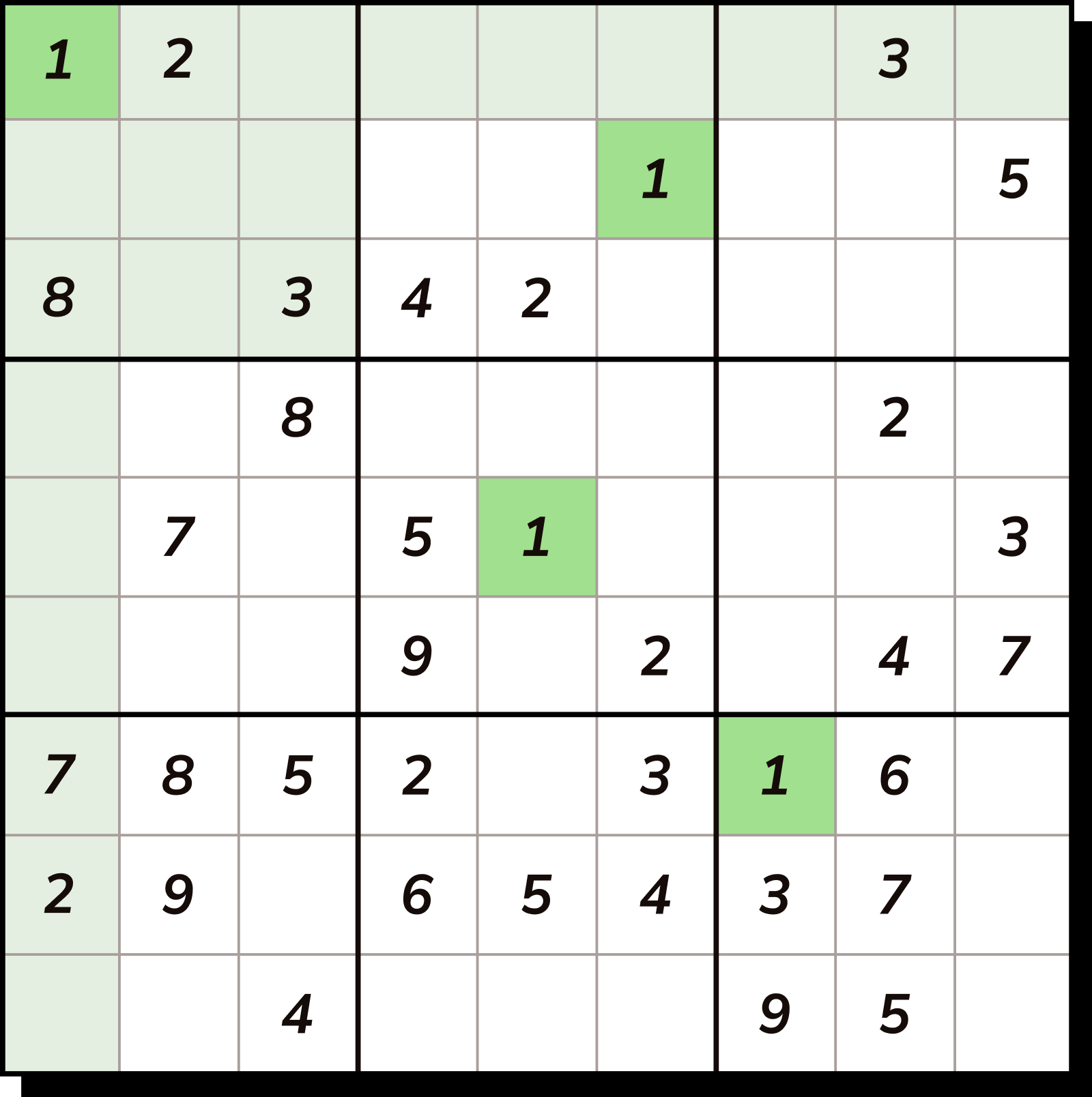 Successcherm Sudoku-veroveringspuzzel